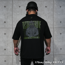 画像をギャラリービューアに読み込む, TESTOSTERONE × IRON NERVE BIG SILHOUETTE T-SHIRTS