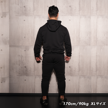 画像をギャラリービューアに読み込む, 【10%OFF / リカバリームーヴ上下セット 】IRON NERVE × VENEX ジップアップフードジャケット+【一般医療機器】ジョガーパンツ