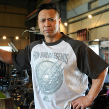 画像をギャラリービューアに読み込む, VINTAGE PLATE RAGLAN T-SHIRT