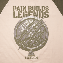 画像をギャラリービューアに読み込む, VINTAGE PLATE RAGLAN T-SHIRT