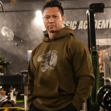 画像をギャラリービューアに読み込む, GOLD'S GYM × IRON NERVE COLLABORATION HOODIE