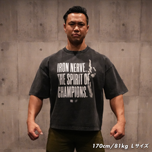 画像をギャラリービューアに読み込む, IRON NERVE × NUMERO UNO BIG SILHOUETTE WASHED T-SHIRT