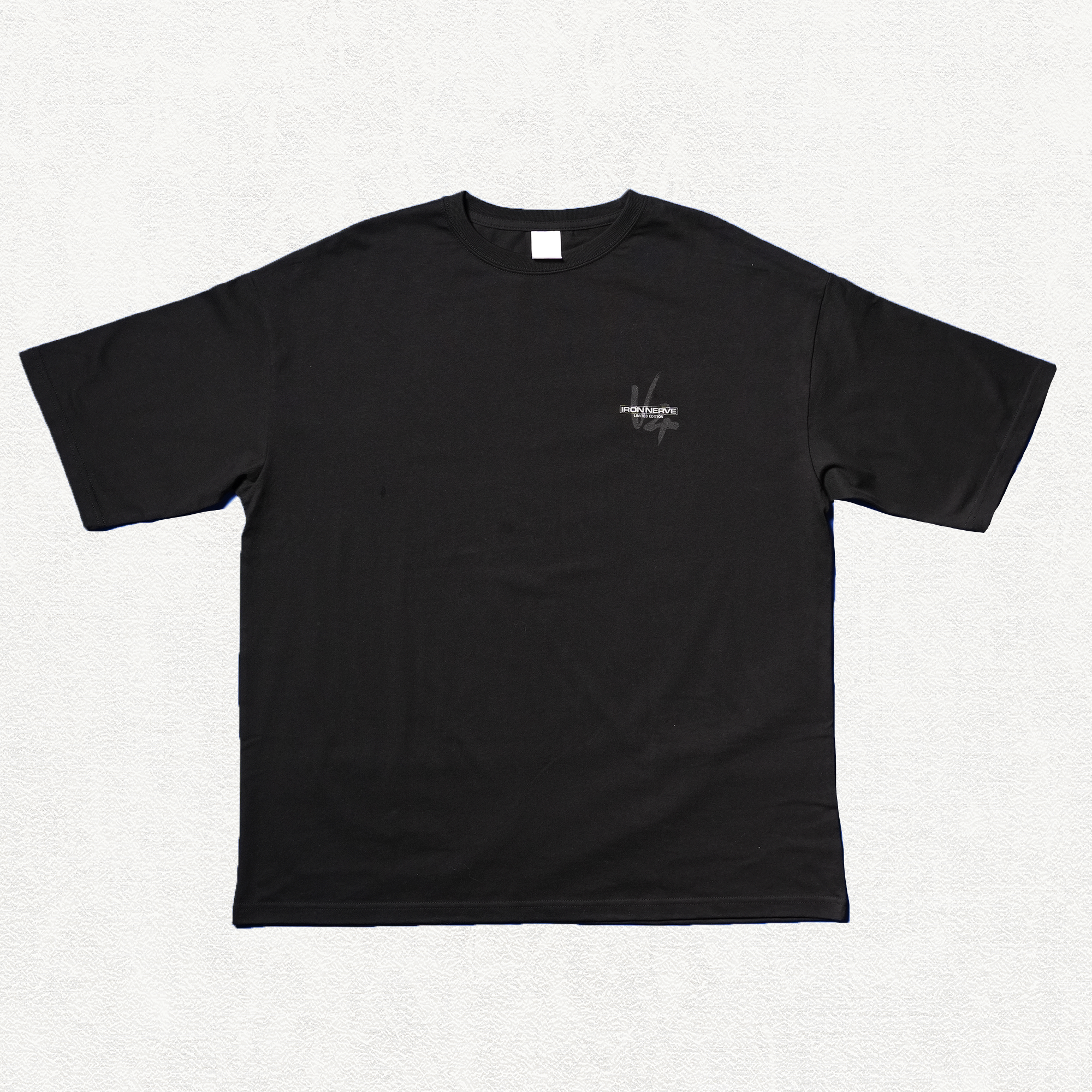 IRON NERVE × MR. PERFECT LIMITED EDITION BIG SILHOUETTE T-SHIRT