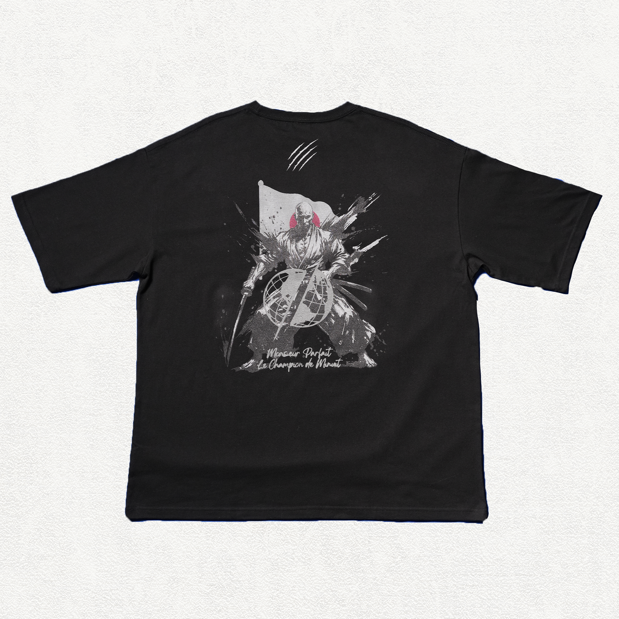 IRON NERVE × MR. PERFECT LIMITED EDITION BIG SILHOUETTE T-SHIRT