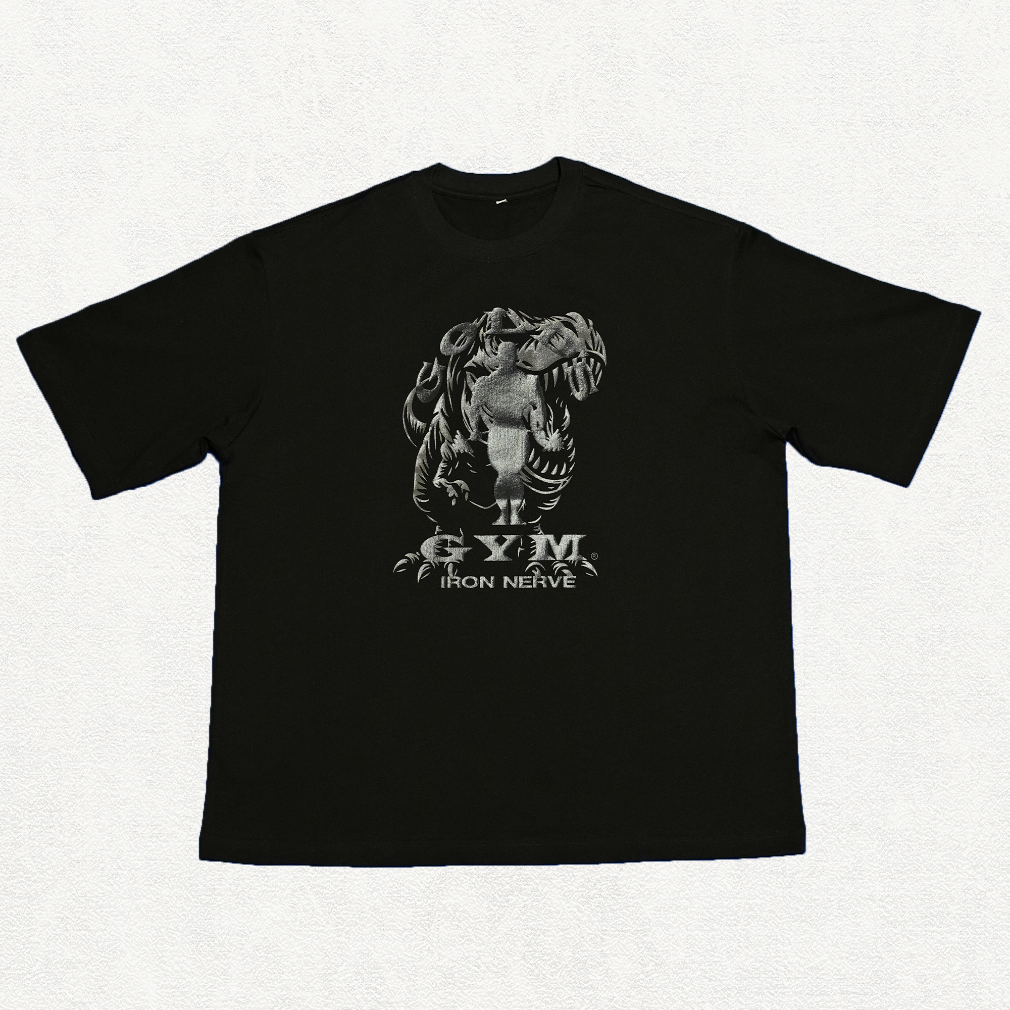 GOLD'S GYM × IRON NERVE COLLABORATION T-SHIRTS JURASSIC EDITION GOLD'S GYM × IRON NERVE COLLABORATION T-SHIRTS JURASSIC EDITION