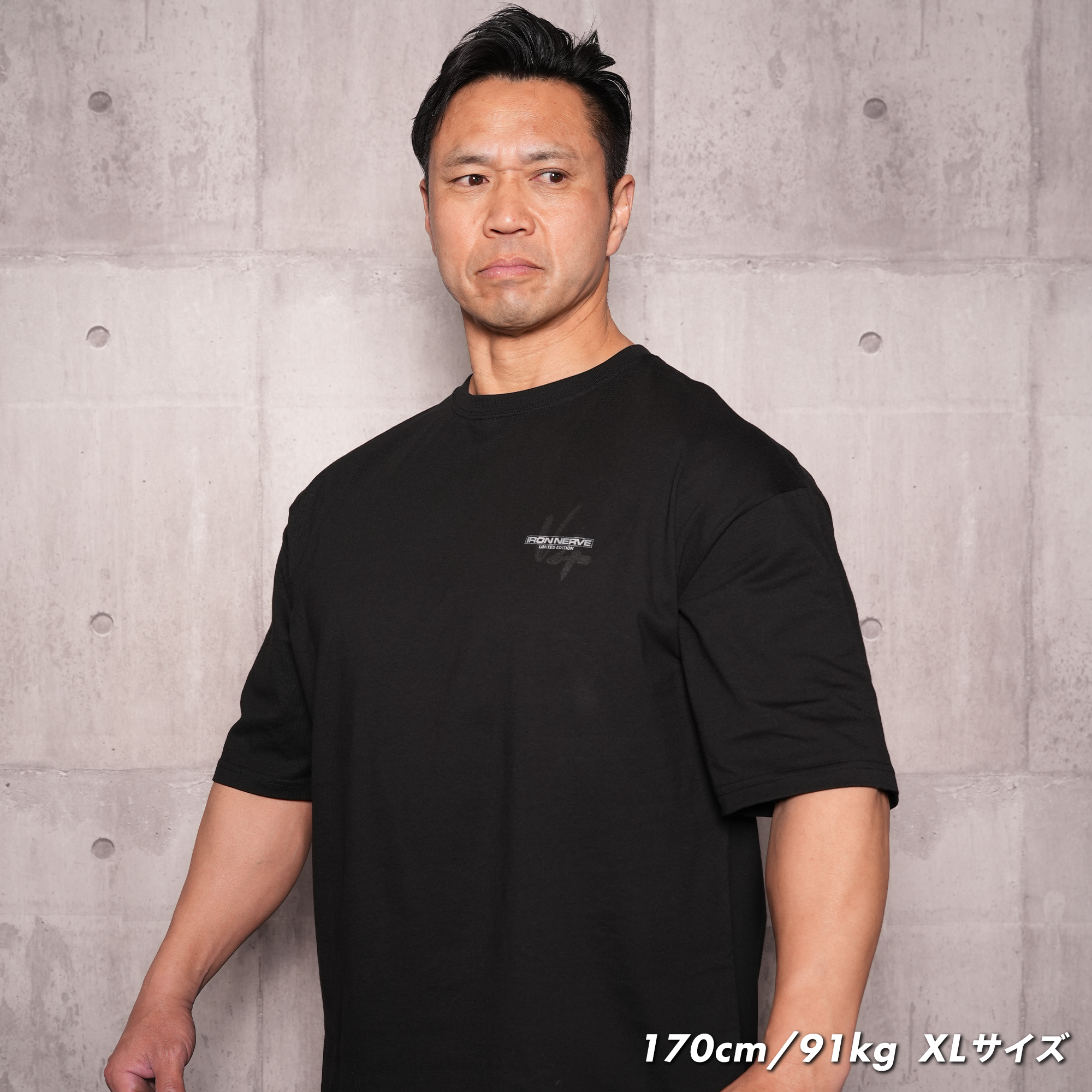 IRON NERVE × MR. PERFECT LIMITED EDITION BIG SILHOUETTE T-SHIRT