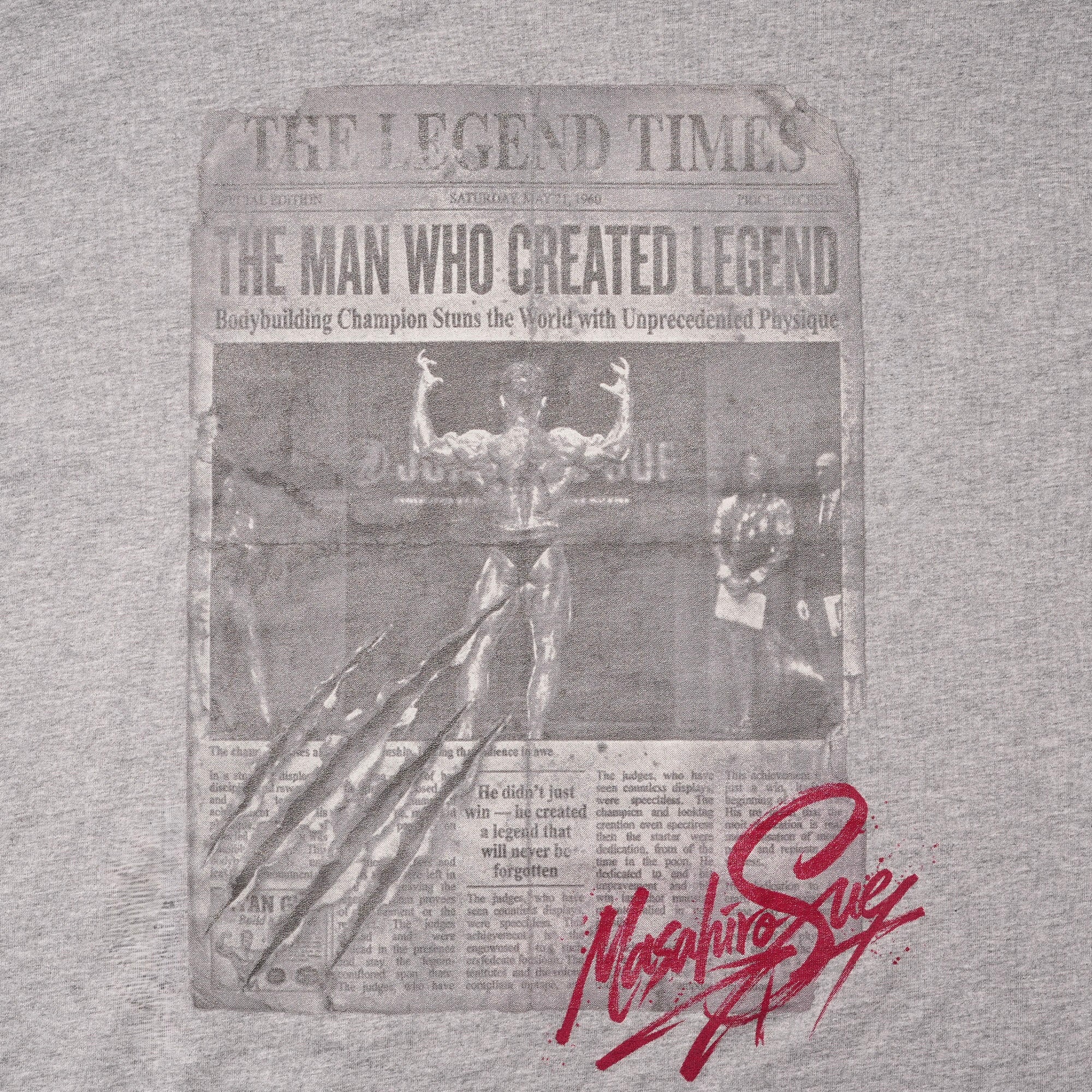 IRON NERVE × MASAHIRO SUE SIGNATURE EDITION BIG SILHOUETTE T-SHIRT 