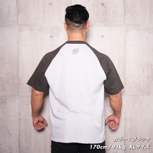 画像をギャラリービューアに読み込む, VINTAGE PLATE RAGLAN T-SHIRT
