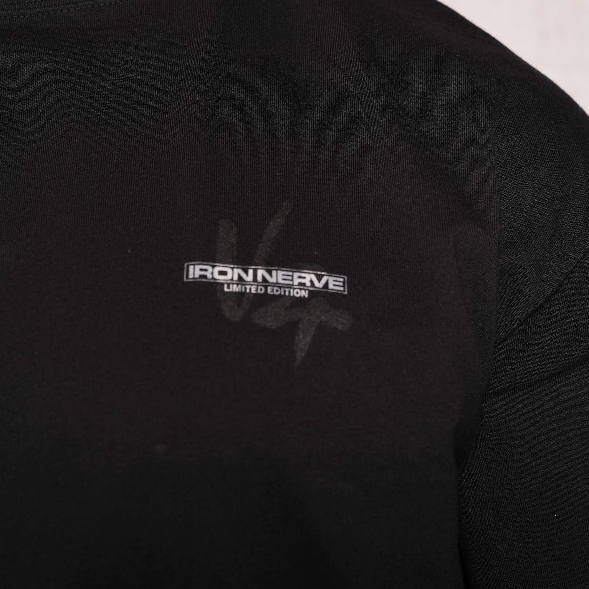 IRON NERVE × MR. PERFECT LIMITED EDITION BIG SILHOUETTE T-SHIRT 