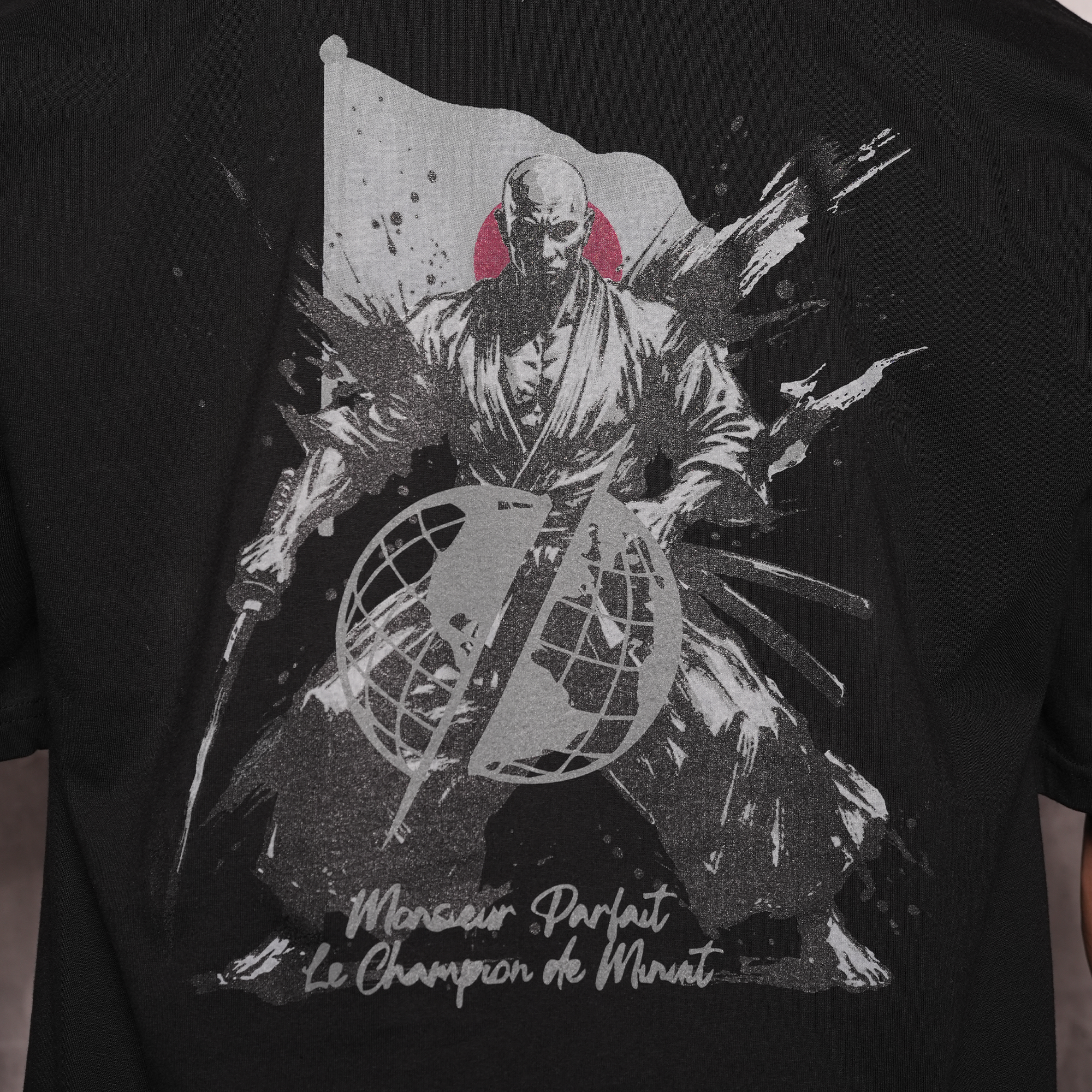 IRON NERVE × MR. PERFECT LIMITED EDITION BIG SILHOUETTE T-SHIRT