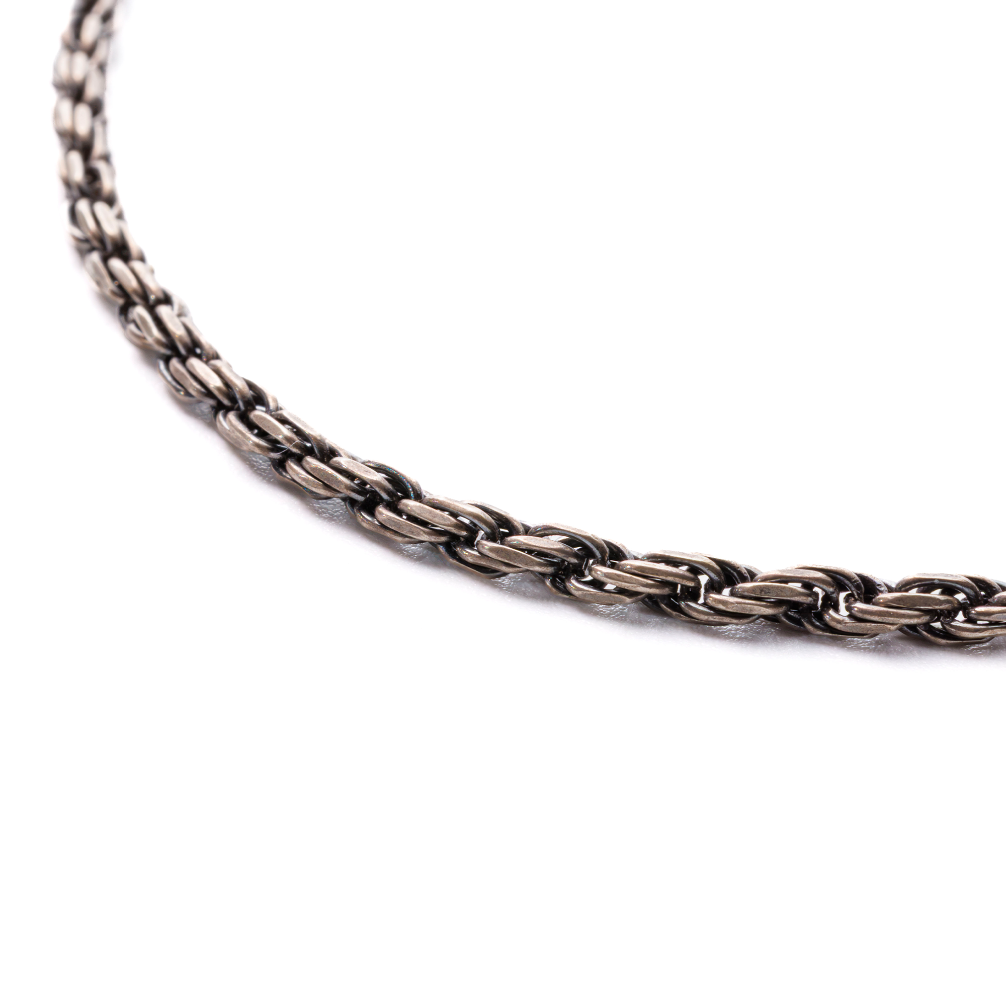 mura　SWIRL シルバー ヴィンテージネックレス NA● IRON NERVE SILVER TWISTED CHAIN NECKLACE – JURASSIC GEAR