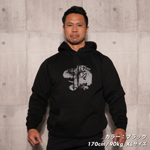 画像をギャラリービューアに読み込む, GOLD'S GYM × IRON NERVE COLLABORATION HOODIE
