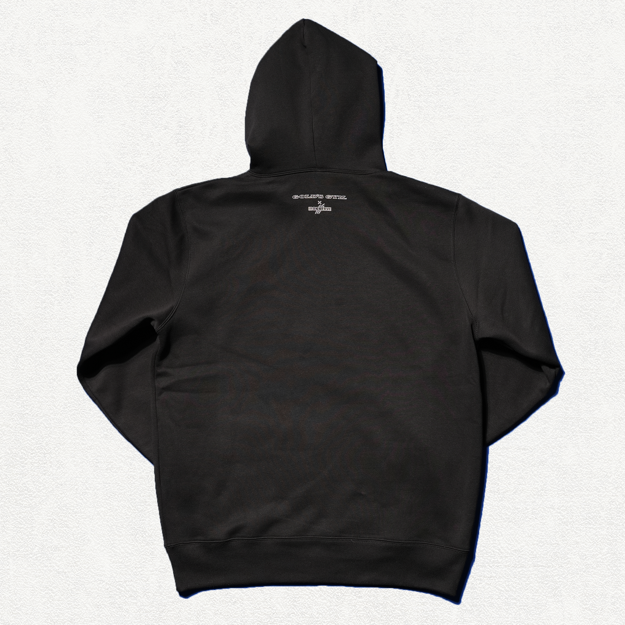 GOLD'S GYM × IRON NERVE COLLABORATION HOODIE – JURASSIC GEAR