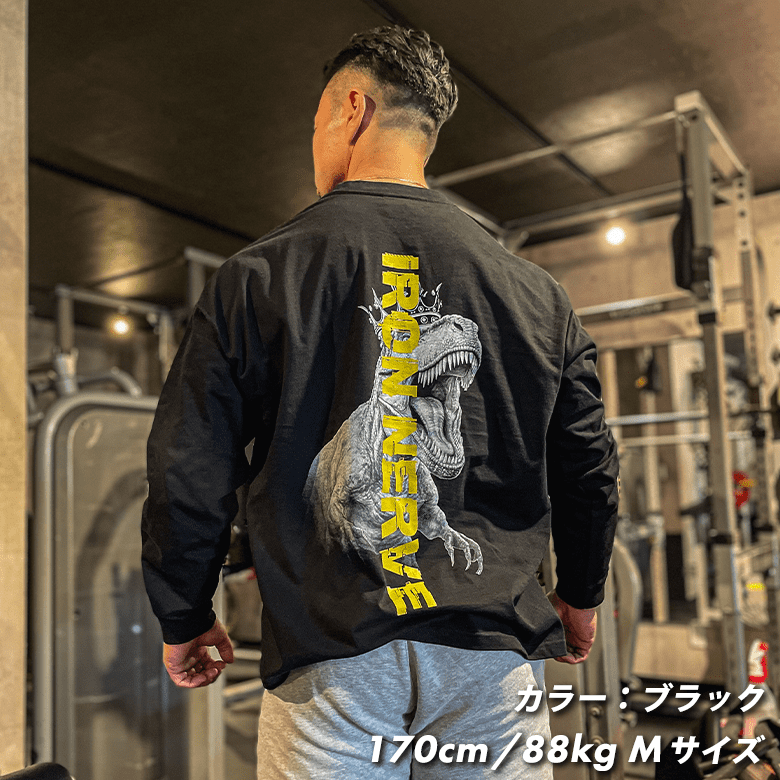 Big Silhouette Tshirts BLK Lサイズ 7/18限定 BIG SILHOUETTE LONG SLEEVE T-SHIRTS – JURASSIC GEAR