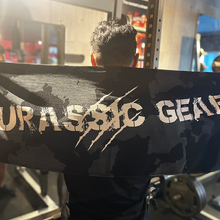 画像をギャラリービューアに読み込む, JURASSIC GEAR オリジナル ジムタオル
